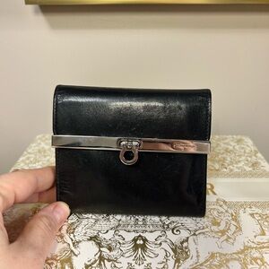 Authentic Salvatore Ferragamo Leather Bi-Fold Wallet